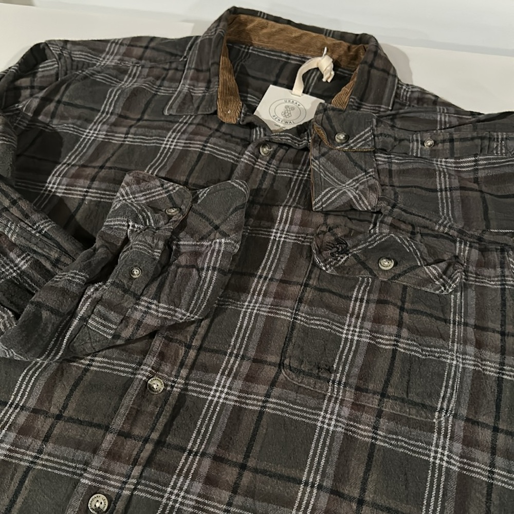 UO Renewal Oversized Flannel Shirt